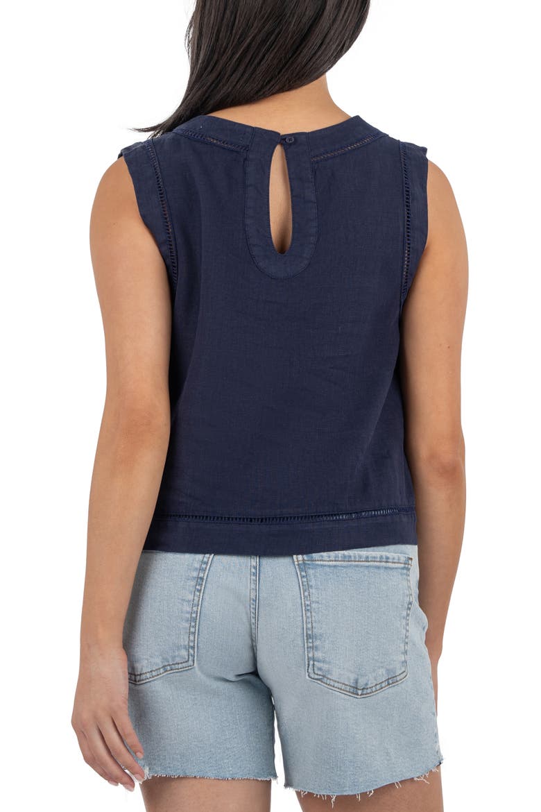 Joanne Sleeveless Top, Alternate, color, INK BLUE