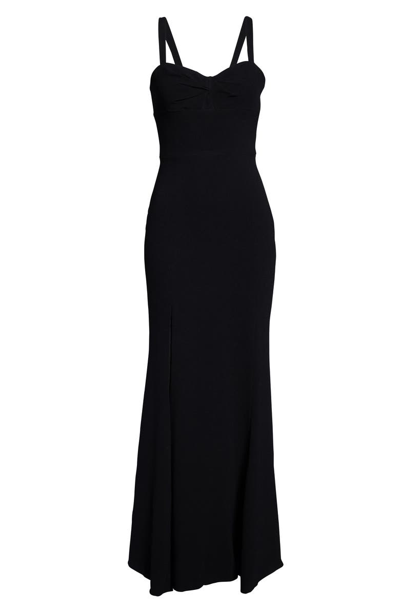 Dress the Population Brooke Twist Front Gown, Alternate, color,