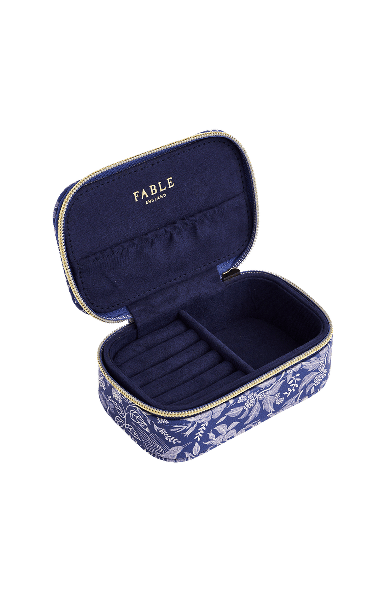 Fable England Ditsy Blue Small Jewellery Box, Alternate, color, Cobalt Blue