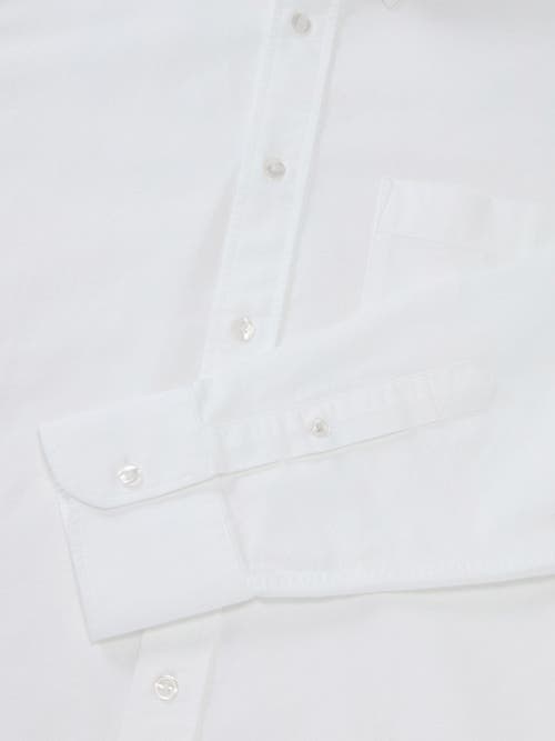 Robert Talbott Harrison Button Down Oxford Shirt In White