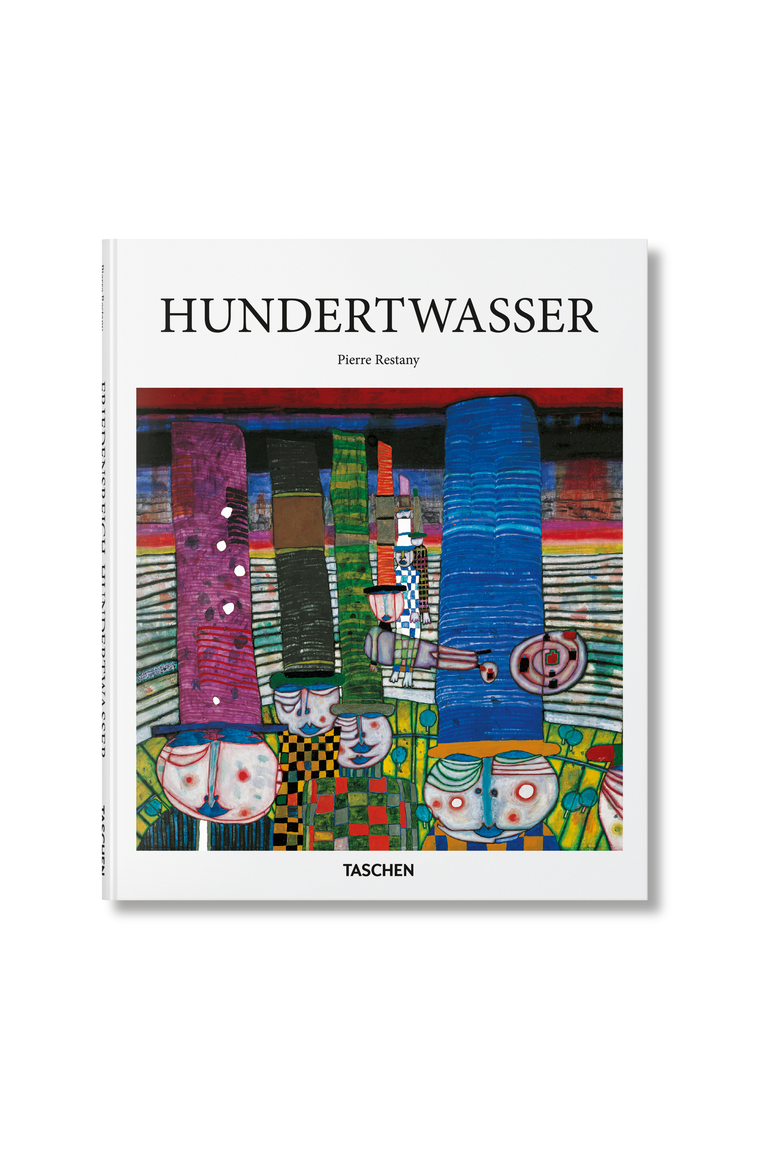 Hundertwasser Book, Main, color, White / Multicolor