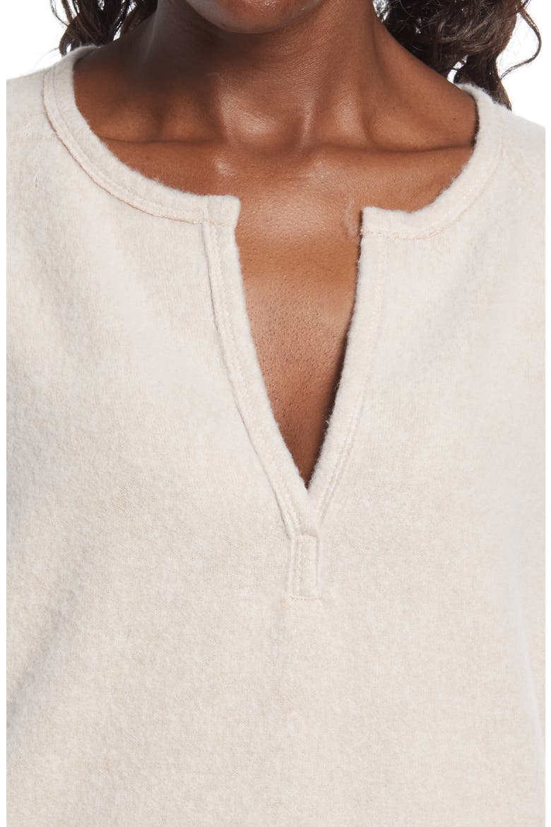 V-Neck Top, Alternate, color, TAN