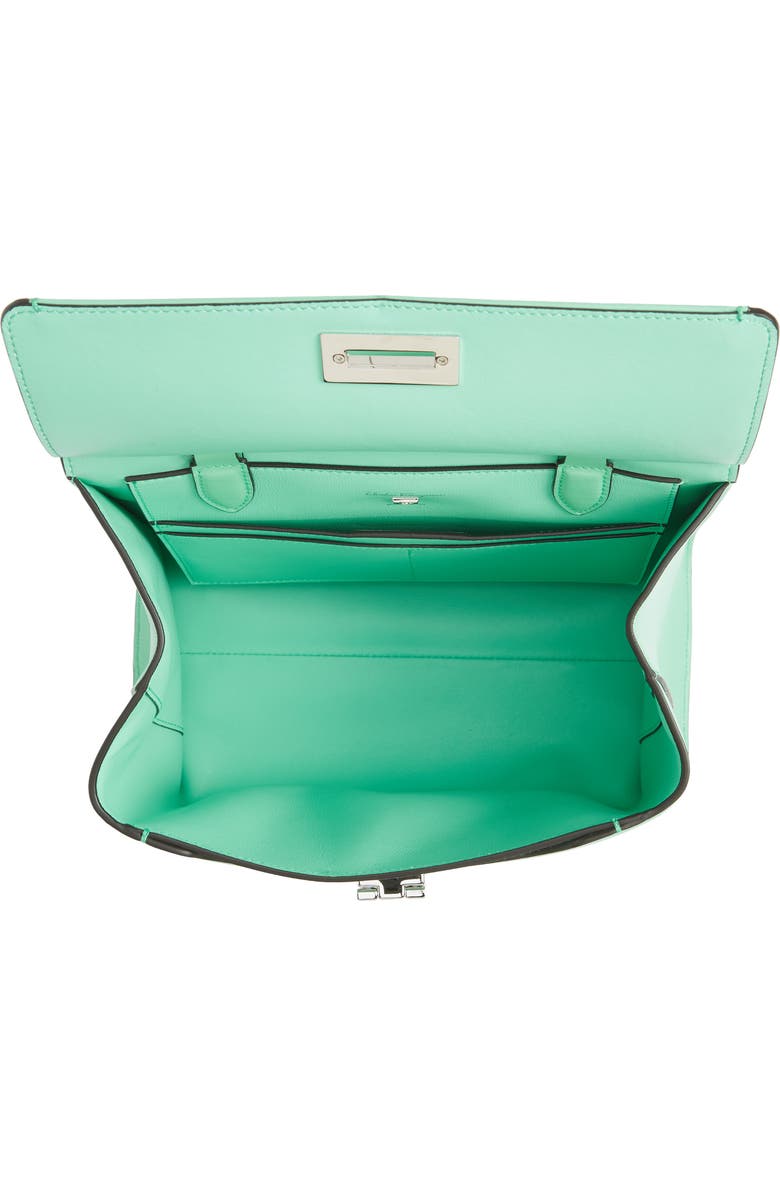 FERRAGAMO Salvatore Ferragamo Trifolio Leather Top Handle Bag, Alternate, color,
