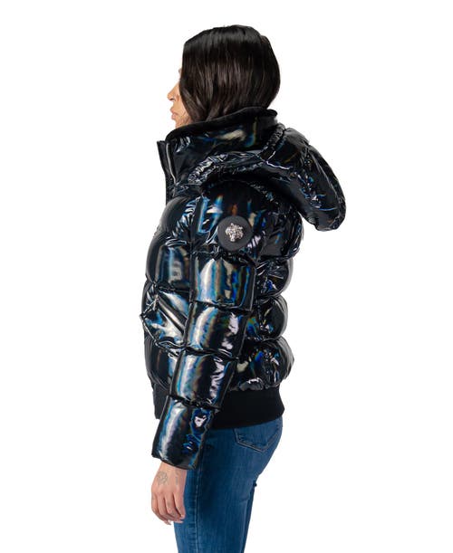 Woodpecker Woody Bomber Jacket In Oily Black In Black