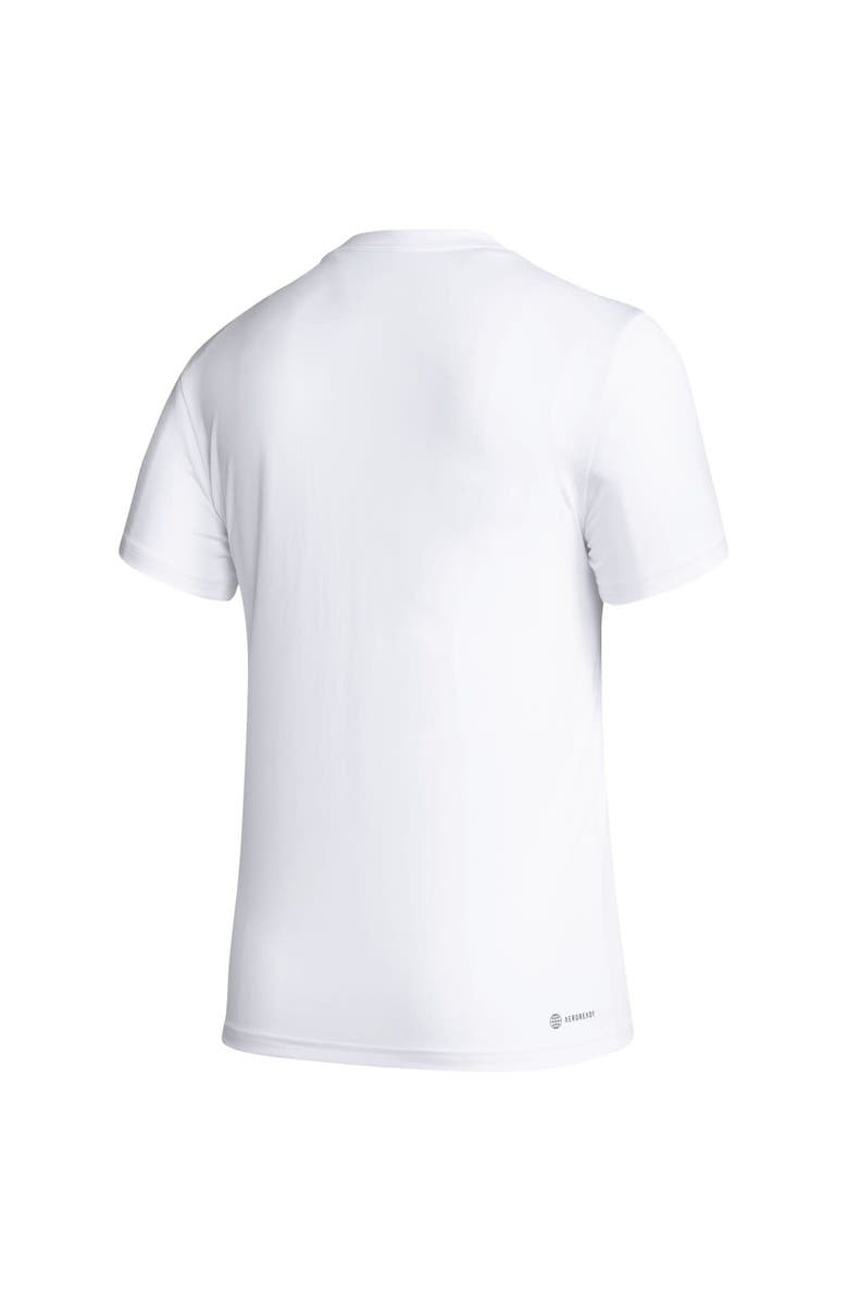 adidas Women's adidas White Arizona State Sun Devils AEROREADY Breast Cancer Awareness Pregame T-Shirt, Alternate, color, White