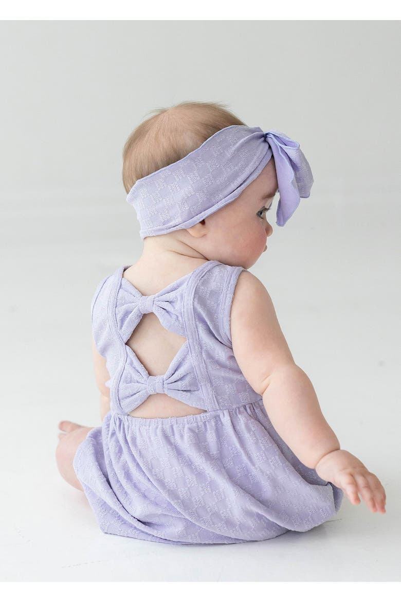 Malibu Baby Romper, Alternate, color, Purple