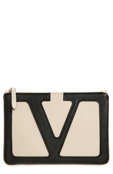 Medium Viva Superstar Leather Pouch