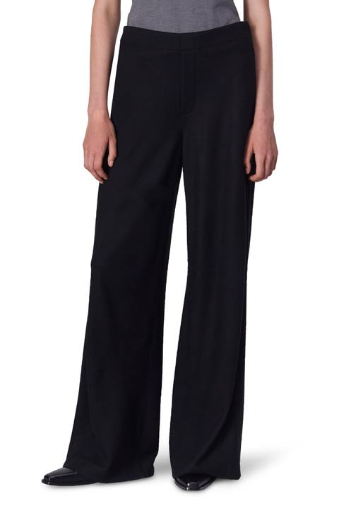 Melanie Wide Leg Wool Pants