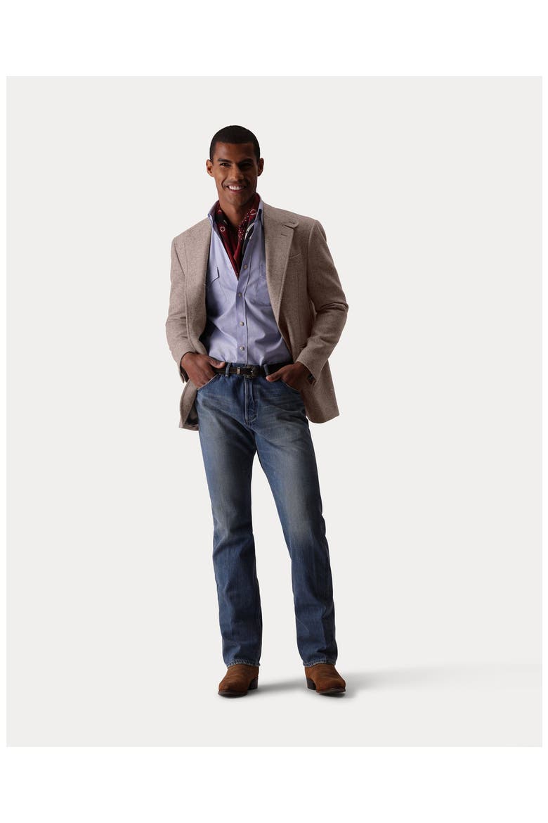 Bernardo Herringbone Blazer Jacket, Alternate, color, BEIGE