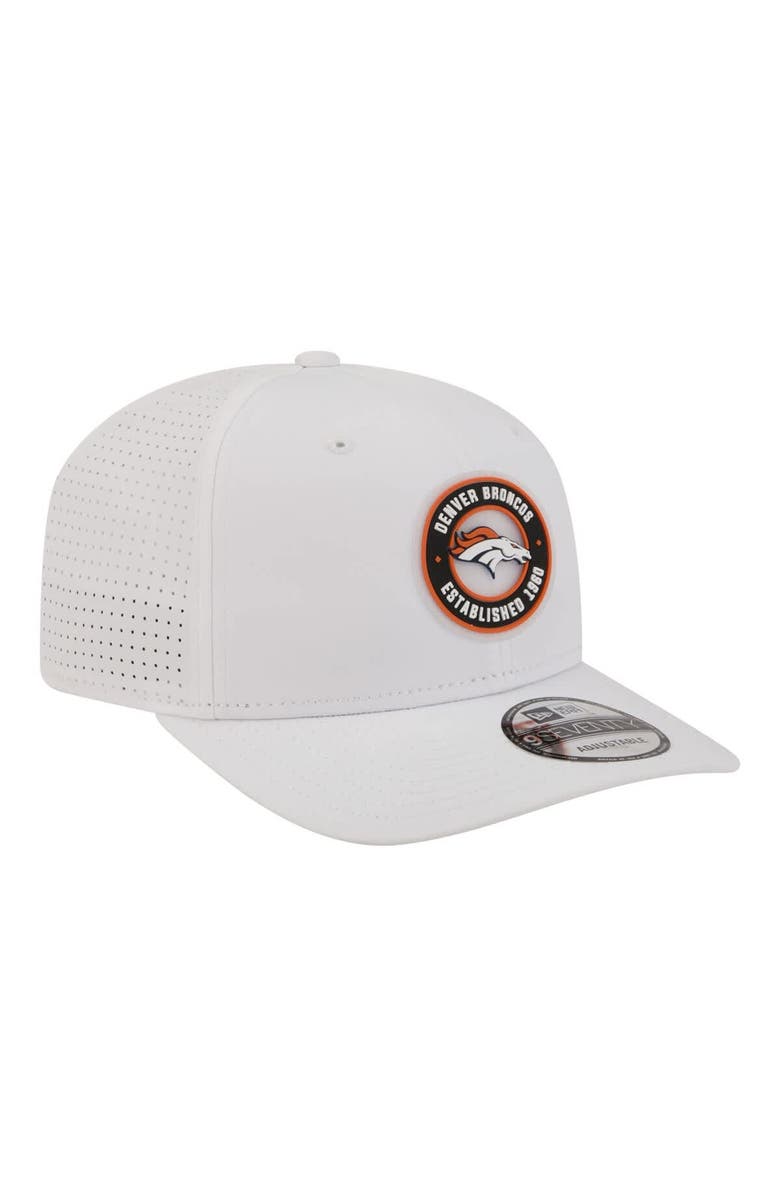 New Era Men's New Era White Denver Broncos COOLERA 9SEVENTY Adjustable Hat, Alternate, color, White