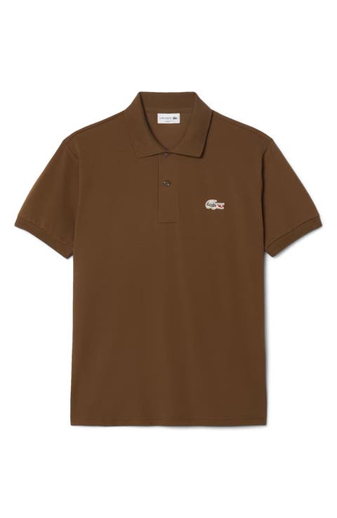 Animated Crocodile Pique Polo
