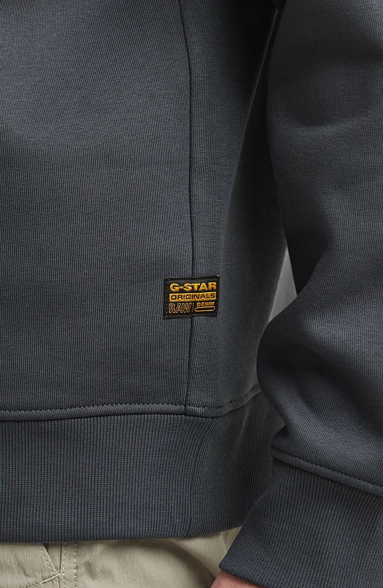 G-STAR Running Dog Crewneck Sweatshirt, Alternate, color, India Ink