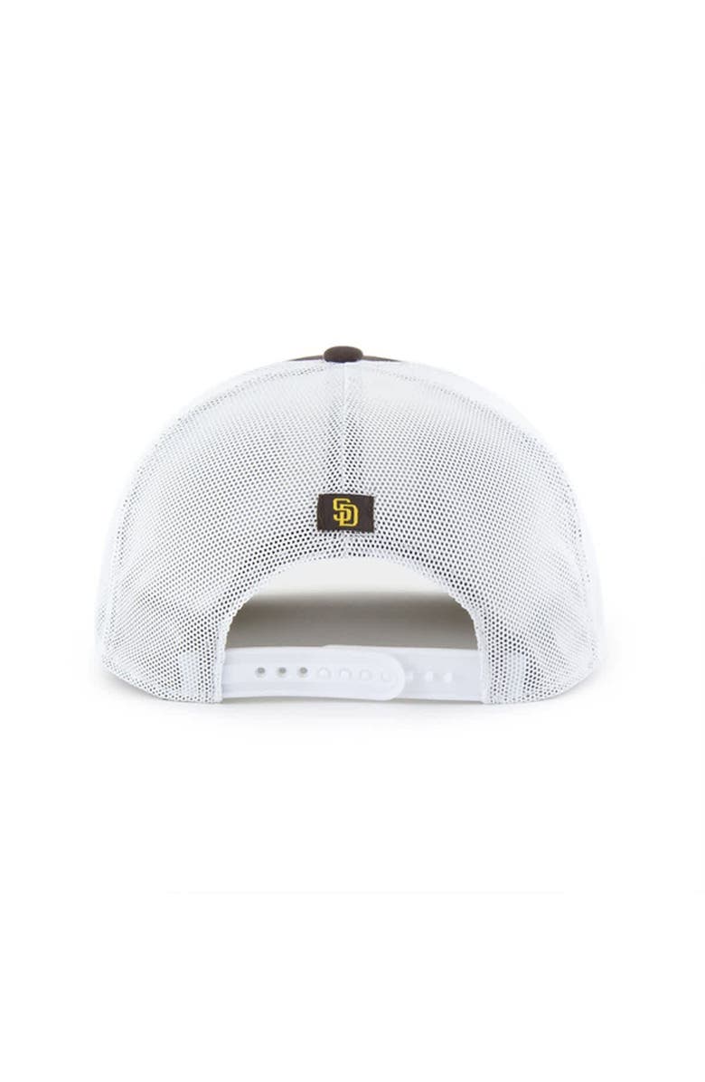 '47 Men's '47 Brown/White San Diego Padres Scratch Adjustable Trucker Hat, Alternate, color, Brown