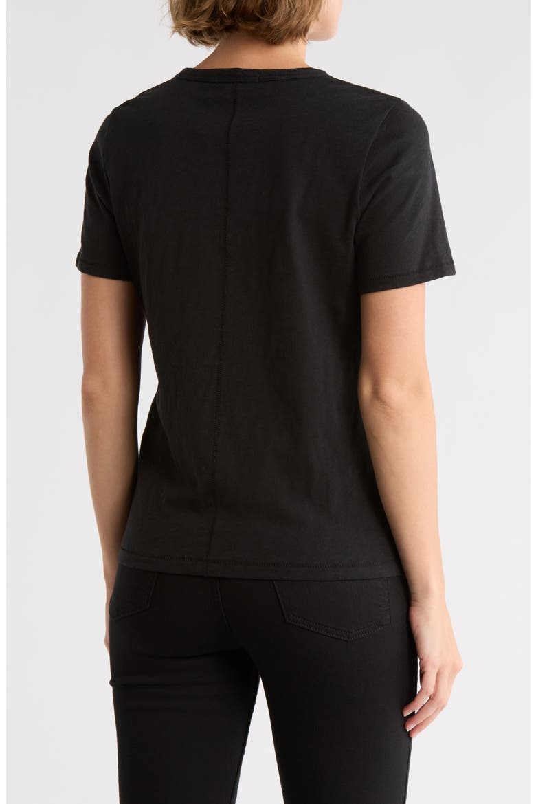 The Vee T-Shirt, Alternate, color, BLACK