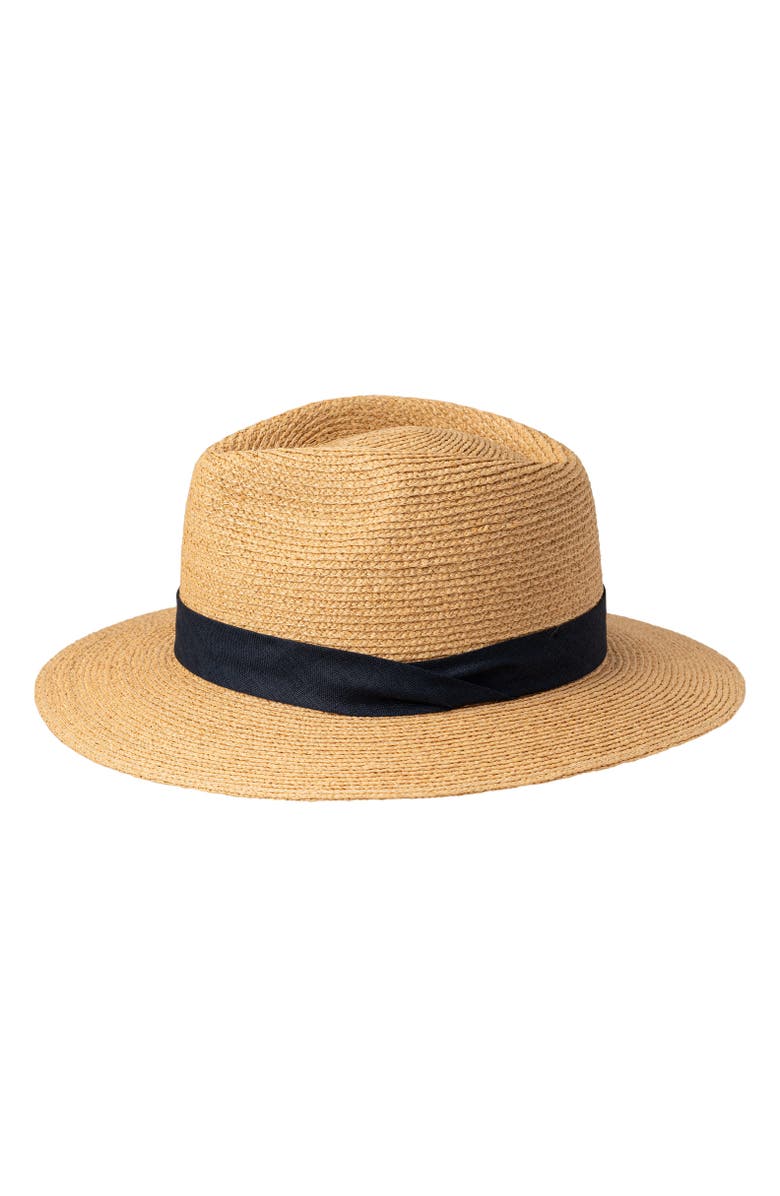 Polo Ralph Lauren Classic Raffia Fedora, Alternate, color, 