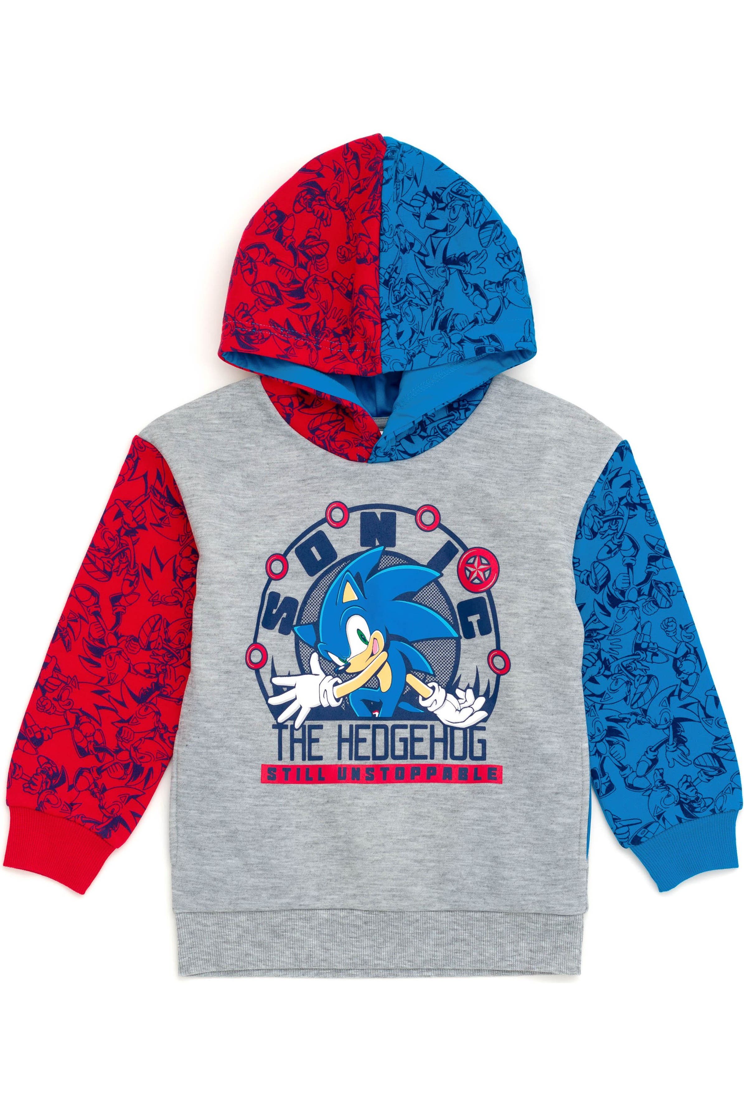 Sonic Grey Red Blue