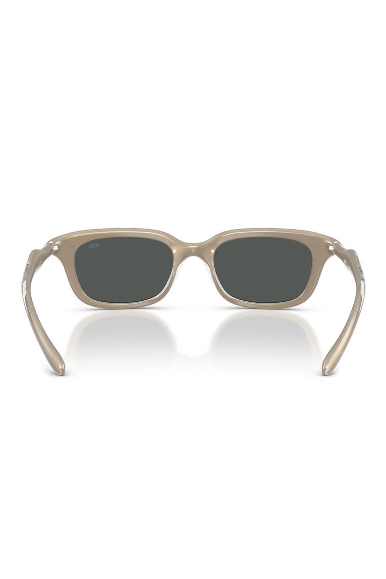 DL3013U 50mm Square Sunglasses, Alternate, color, CRISTAL METAL GREEN / GREY