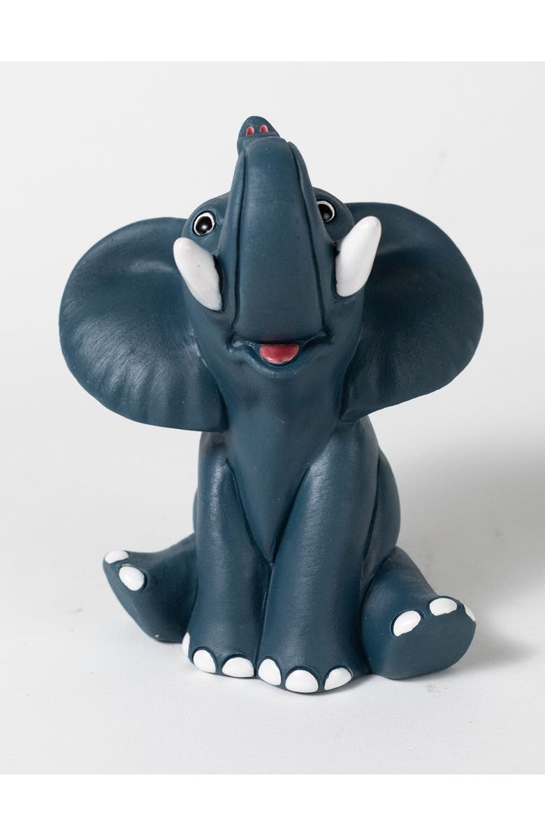 Ten Thousand Villages Happy Elephant Eyeglass Holder, Main, color, Blue