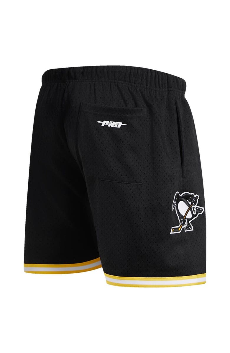 PRO STANDARD Men's Pro Standard Black Pittsburgh Penguins Classic Mesh Shorts, Alternate, color, Black
