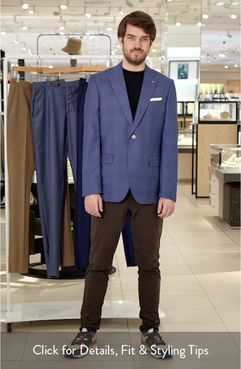 Hutson Plaid Virgin Wool Sport Coat, sales video thumbnail