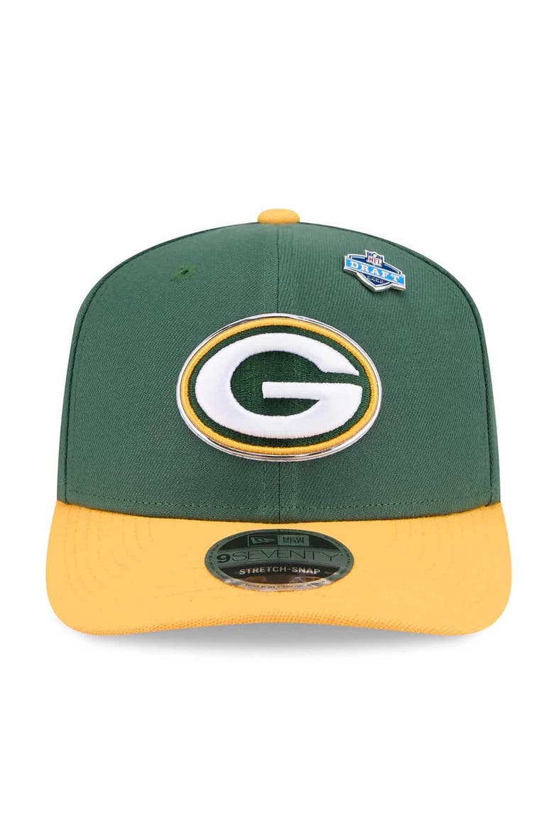 Men's New Era  Green/Gold Green Bay Packers 2026 NFL Draft 9SEVENTY Adjustable Hat, Alternate, color, Green
