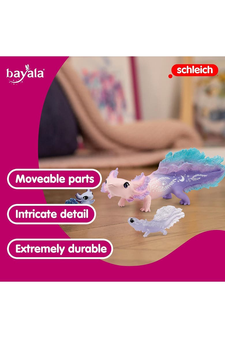 Bayala Axolotl Discovery Set, 3 Figures, Collectible Toy, Kids 5+, Alternate, color, Multicolored