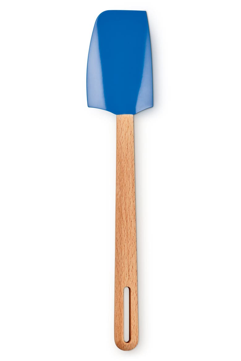Signature Medium Silicone & Wood Spatula, Main, color, MARSEILLE