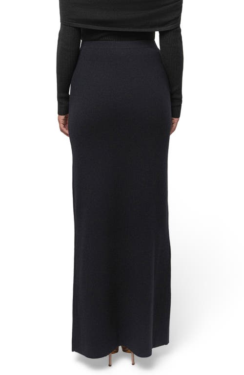 Jluxlabel London Knit Maxi Skirt In Black
