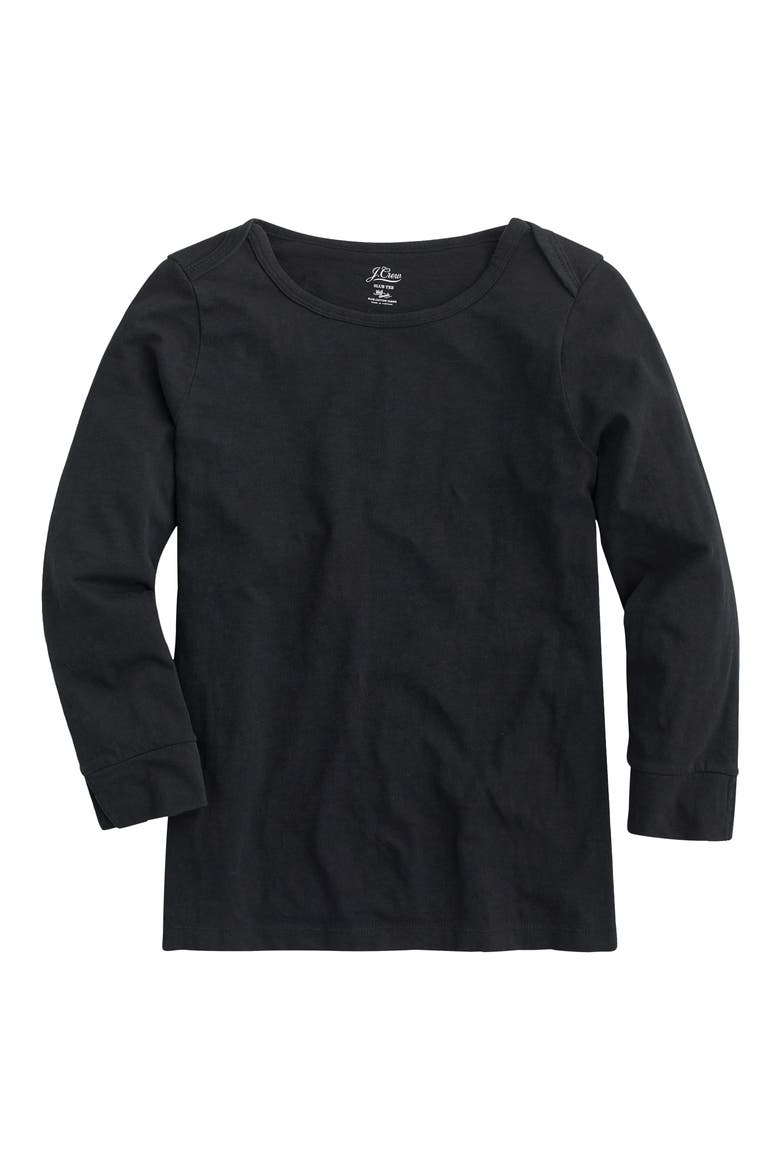 Boatneck Painter T-Shirt, Main, color, BLACK