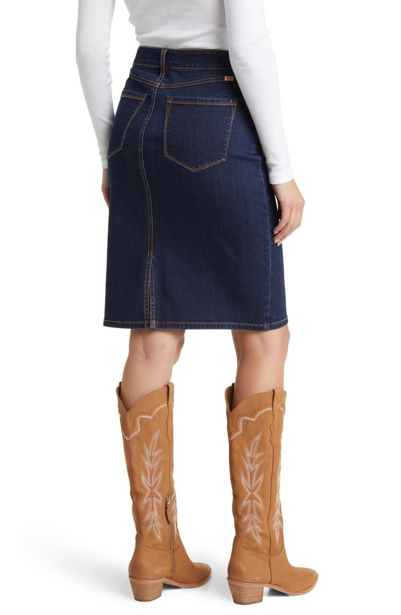 1822 Denim High Waist Denim Skirt, Alternate, color, 