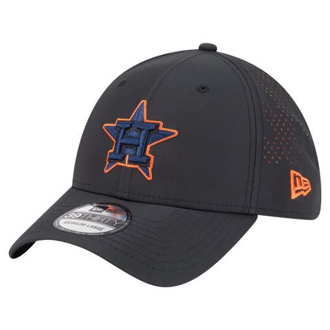 Men's New Era  Black Houston Astros Night 39THIRTY Flex Hat
