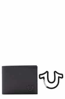 True Religion Bifold Wallet & Horseshoe Carabiner Gift Set