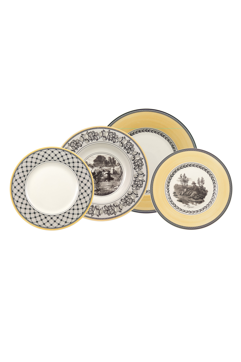 Audun Ferme 12 Piece Dinnerware set for 4, Main, color, Multi