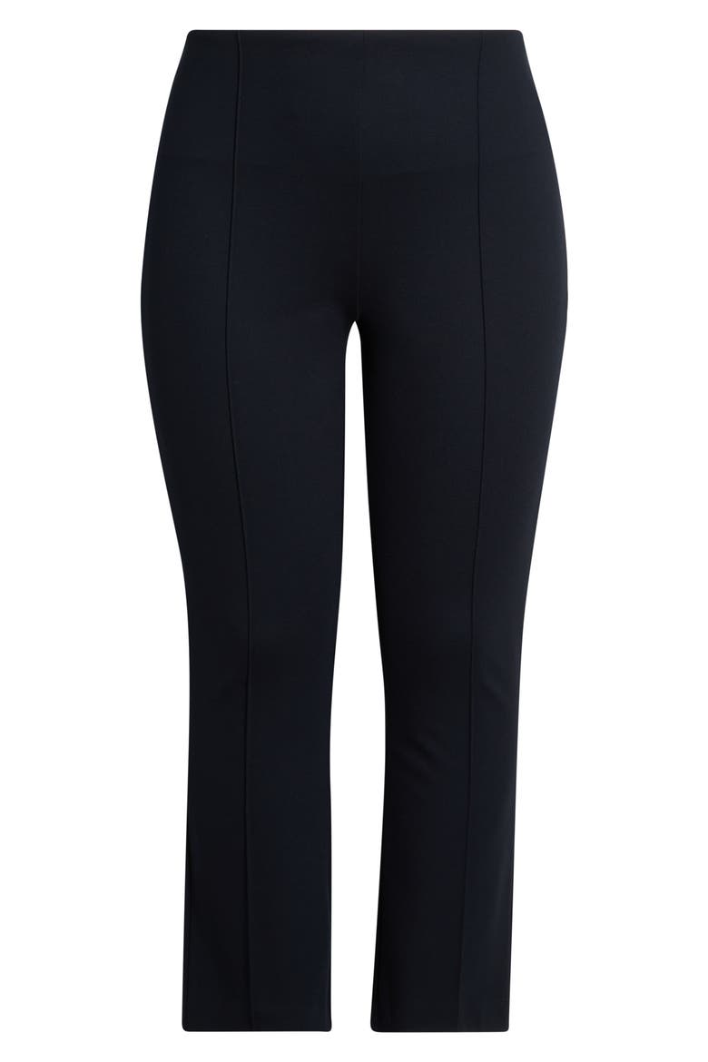 'Lyssentials Elysse Stretch Ponte Ankle Pants, Main, color, MIDNIGHT