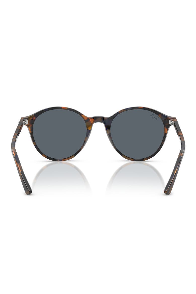 53mm Bernard Phantos Round Sunglasses, Alternate, color, HAVANA YELLOW E BLUE / BLUE