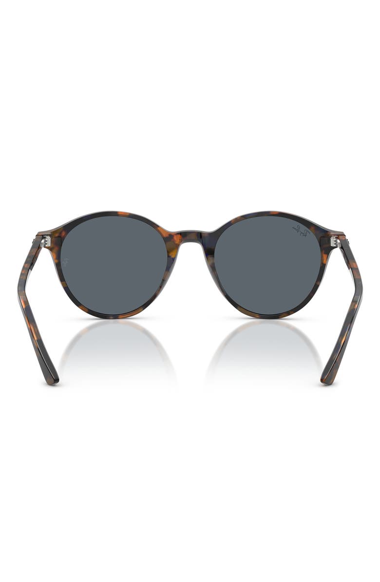 Ray-Ban 53mm Bernard Phantos Round Sunglasses, Alternate, color, Havana Yellow E Blue / Blue