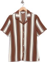 JASON WU Striped Plissé Camp Shirt