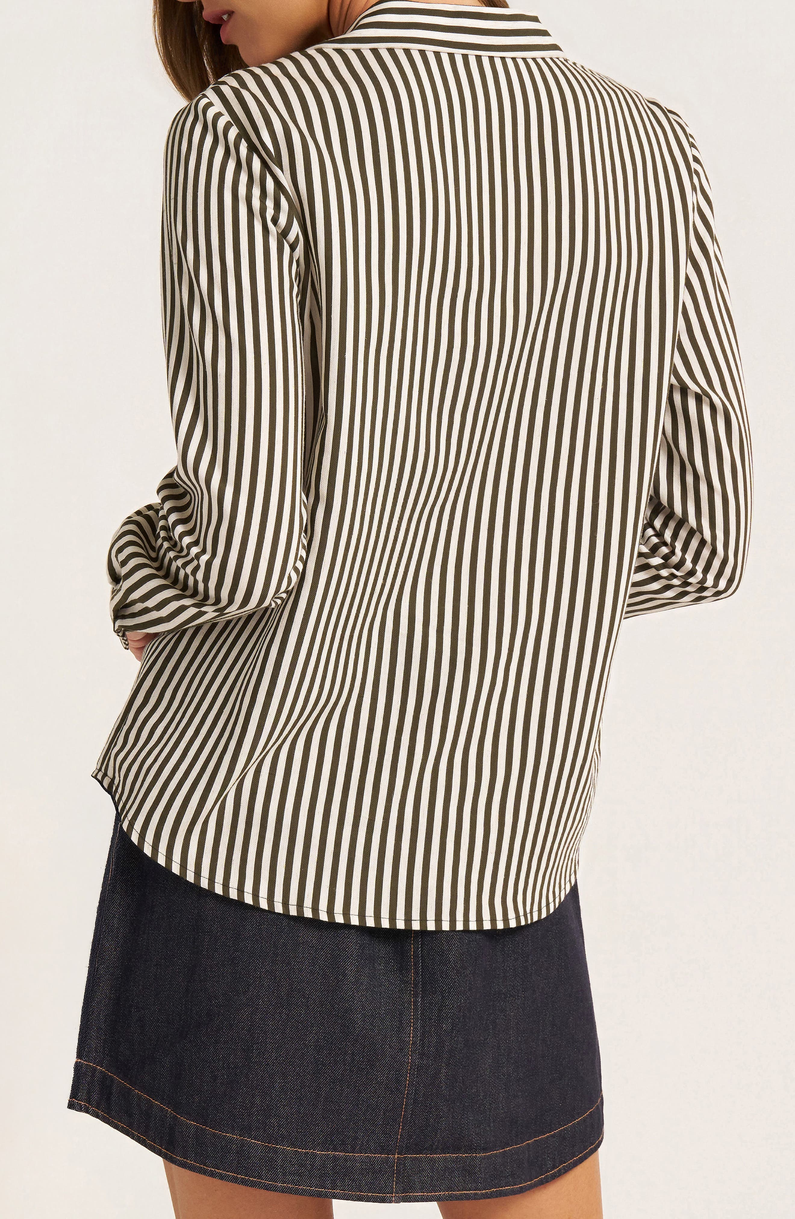 matty m. Clover Button Front Shirt (Women) | Nordstrom