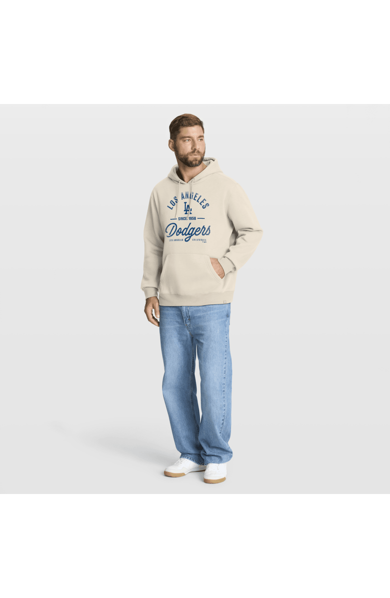 FANATICS Men's Fanatics  Tan Los Angeles Dodgers Legacy Fleece Hoodie, Alternate, color, Tan
