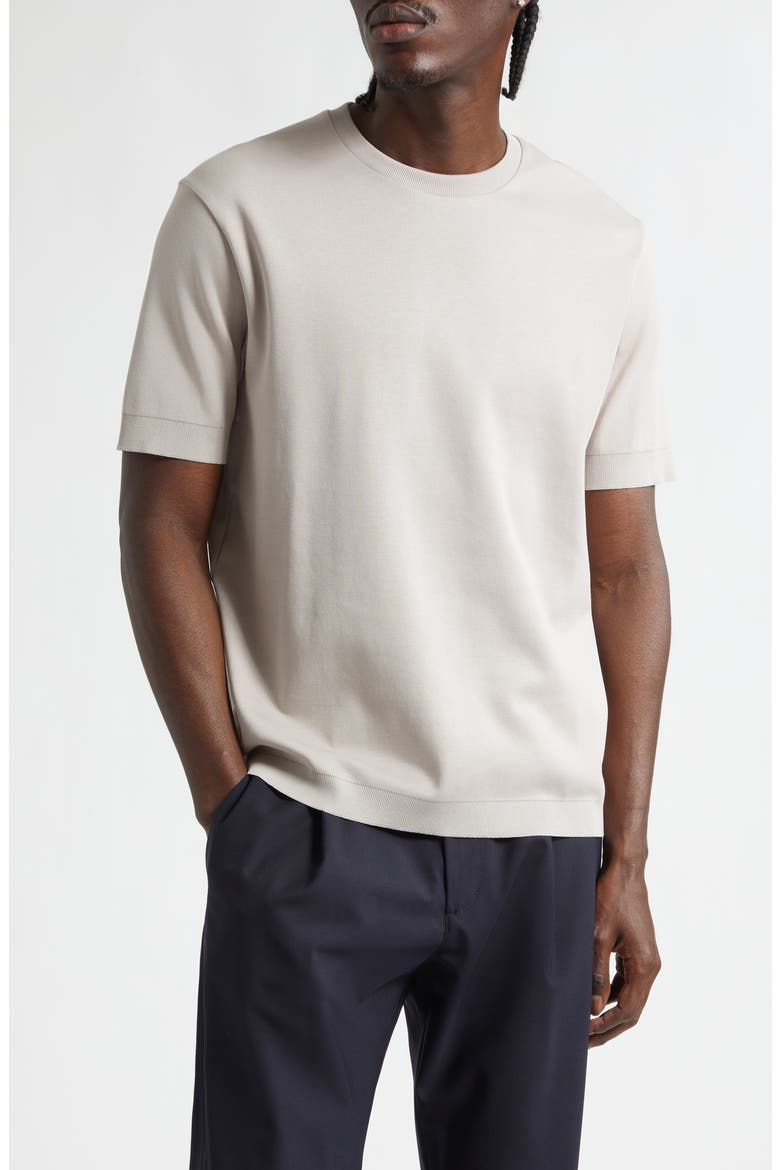 Cotton Jersey T-Shirt, Main, color, PEARL GRAY