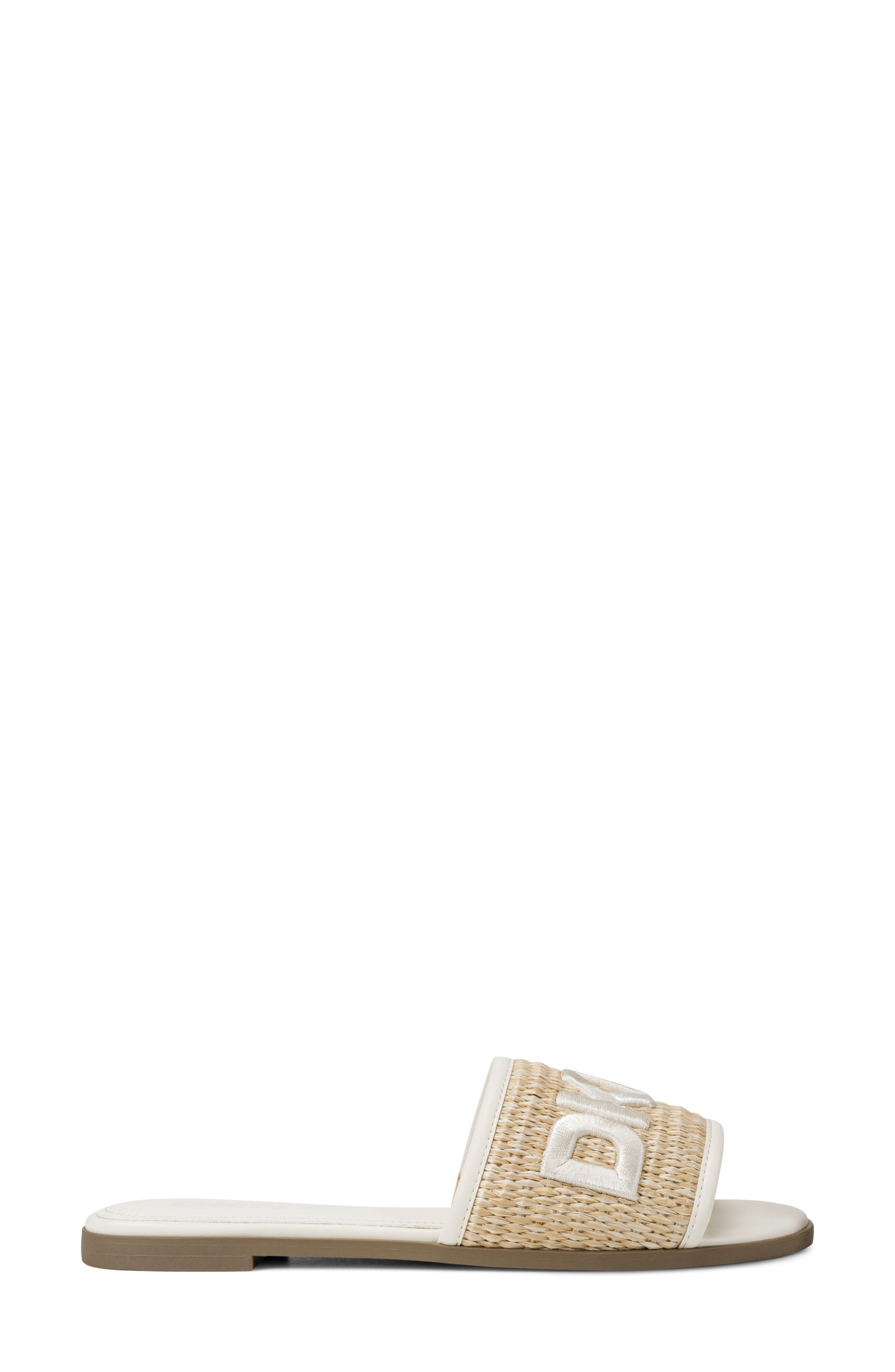 DKNY Winslet Slide Sandal - Wide Width, Alternate, color, Natural