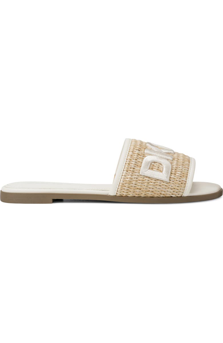 DKNY Winslet Slide Sandal - Wide Width, Alternate, color, Natural
