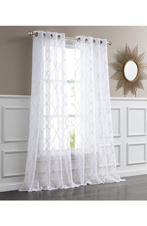 Sheer Set of 2 Panel Curtains