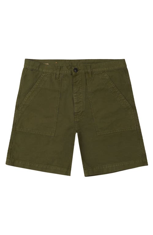Fortela Rebel Cotton Pocket Bermuda In Green