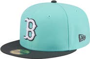 New Era Men's New Era Turquoise/Charcoal Boston Red Sox Two-Tone Color Pack 59FIFTY Fitted Hat