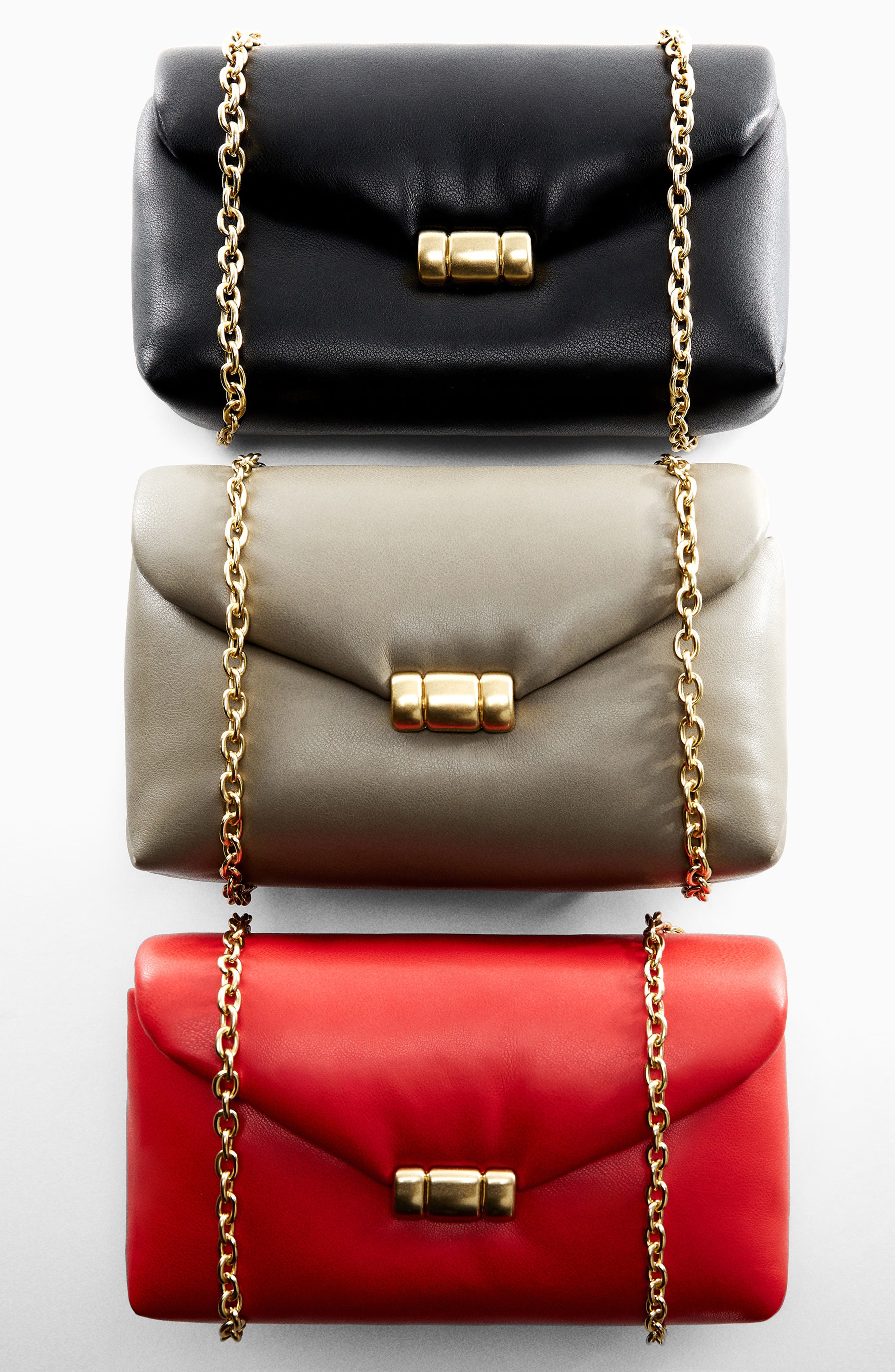 MANGO Envelope Faux Leather Crossbody Bag, Alternate, color, 