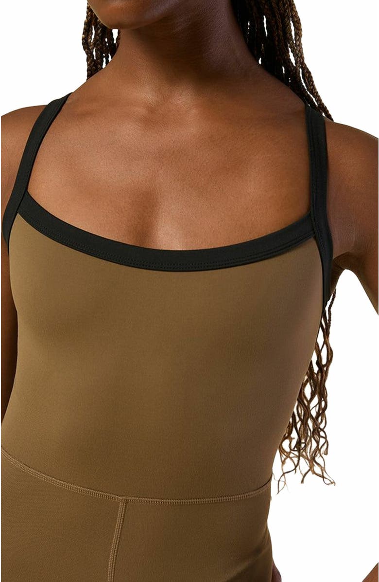 WeWoreWhat Contrast Strap Jumpsuit, Alternate, color, 