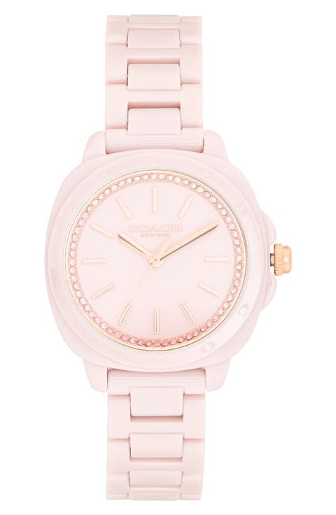 Kitt Ceramic Bracelet Watch, 34mm