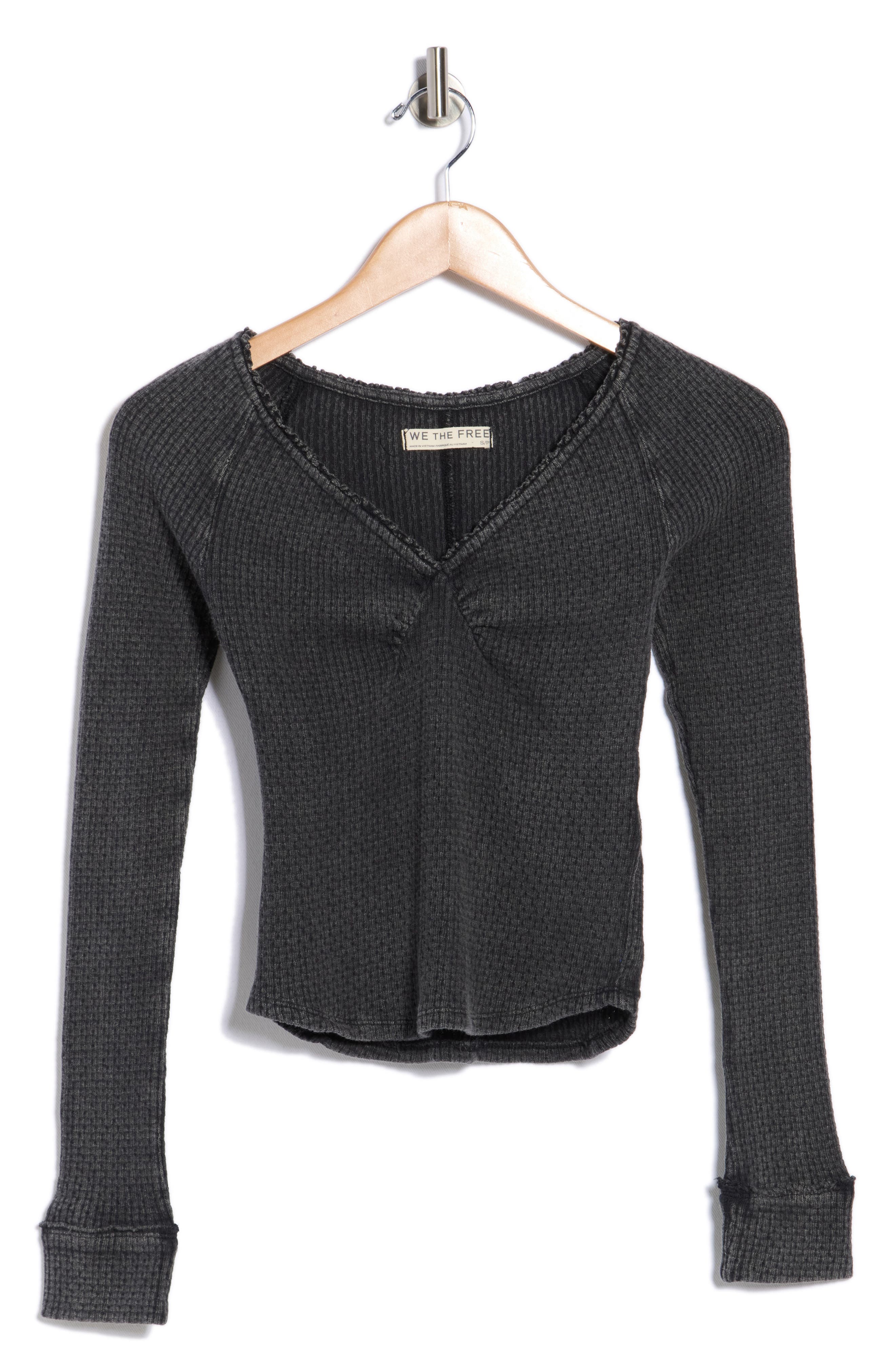 Free People Emma Long Sleeve Thermal Top