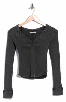 Free People Emma Long Sleeve Thermal Top